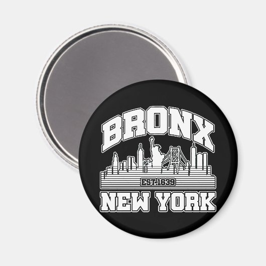 Bronx, New York Magnet (Vorderseite/Rückseite)