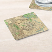 Bronx, New York Rechteckiger Pappuntersetzer (angewinkelt)