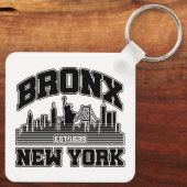 Bronx, New York Schlüsselanhänger (Rückseite)