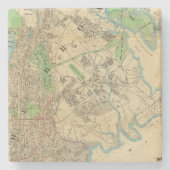 Bronx, New York Steinuntersetzer (Vorderseite)