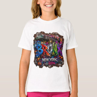 Bronx New York urbane Graffiti-Straßenkunst T-Shirt