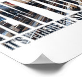 Bronx New York Where My Story Begins  Poster (Ecke)