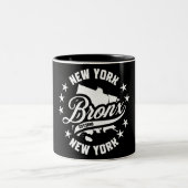 Bronx, New York Zweifarbige Tasse (Mittel)