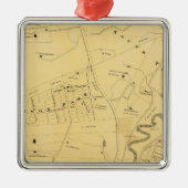 Bronx, NY Silbernes Ornament (Vorne)