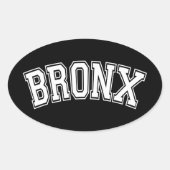 BRONX OVALER AUFKLEBER (Vorderseite)