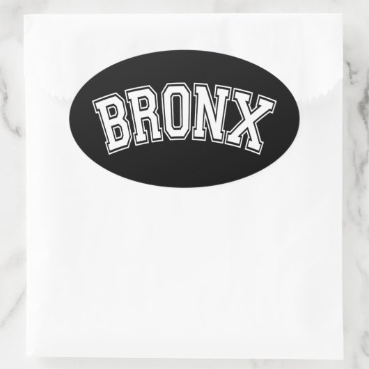 BRONX OVALER AUFKLEBER (Tasche)