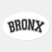 BRONX OVALER AUFKLEBER (Vorderseite)