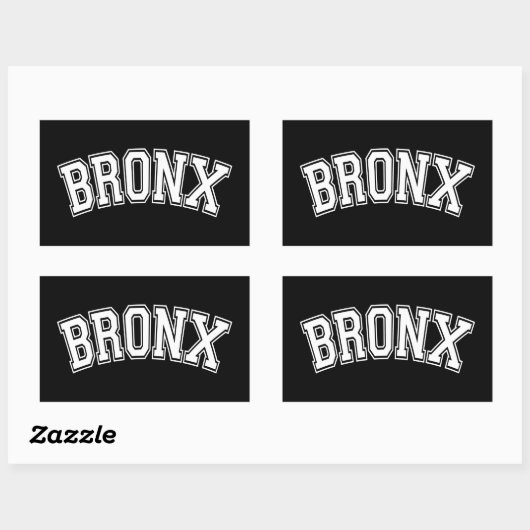 BRONX RECHTECKIGER AUFKLEBER (Blatt)