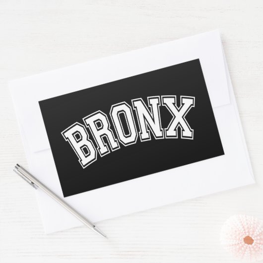 BRONX RECHTECKIGER AUFKLEBER (Umschlag)