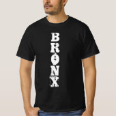Bronx Retro Classic New York City Black Value T-Shirt (Vorderseite)