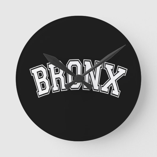 BRONX RUNDE WANDUHR (Vorderseite)