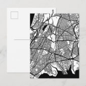 Bronx USA City Map Postkarte (Vorne/Hinten)