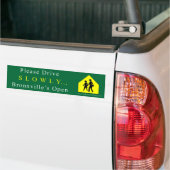 Bronxville "langsam" Autoaufkleber (Auf Lkw)