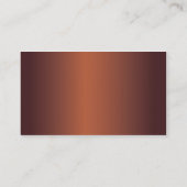 Bronze Abacus Accounting Business Cards Visitenkarte (Rückseite)