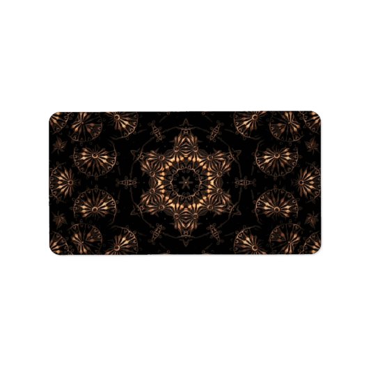 Bronze Age Mandala Adressaufkleber (Vorne)