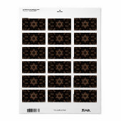 Bronze Age Mandala Adressaufkleber (Vorne)