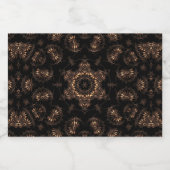 Bronze Age Mandala Alkoholflaschenetikett (Einzelnes Label)