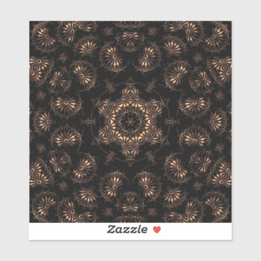 Bronze Age Mandala Aufkleber (Blatt)