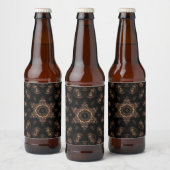 Bronze Age Mandala Bierflaschenetikett (Flaschen)