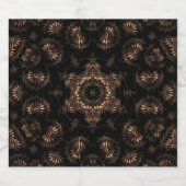 Bronze Age Mandala Bierflaschenetikett (Einzelnes Label)