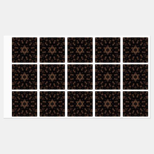 Bronze Age Mandala Etiketten (Blatt)