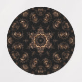 Bronze Age Mandala Etiketten (Design 1)