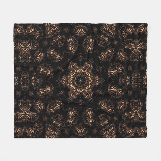 Bronze Age Mandala Fleecedecke (Vorderseite (Horizontal))