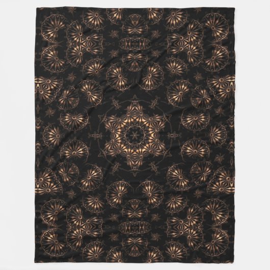 Bronze Age Mandala Fleecedecke (Vorderseite)