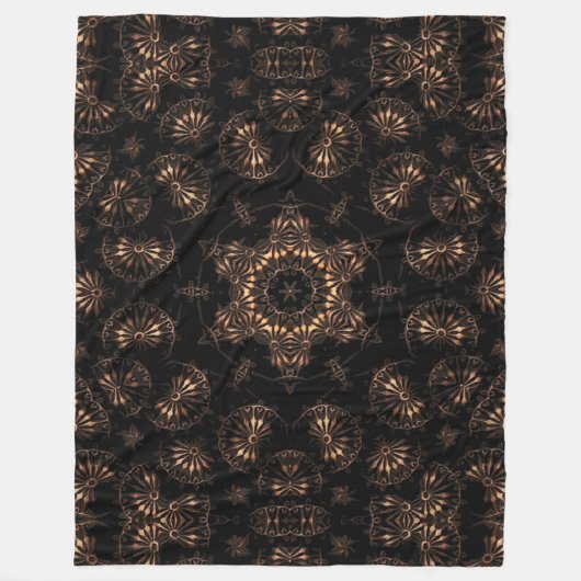 Bronze Age Mandala Fleecedecke (Vorderseite)