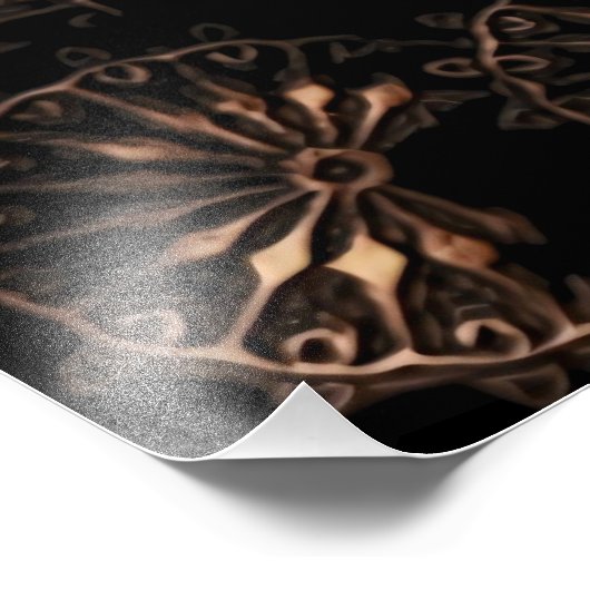 Bronze Age Mandala Fotodruck (Ecke)