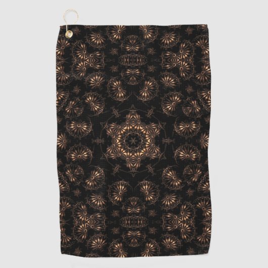 Bronze Age Mandala Golfhandtuch (Vorderseite)