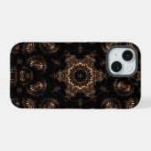 Bronze Age Mandala iPhone 15 Hülle (Rückseite (Horizontal))