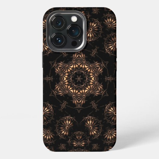 Bronze Age Mandala iPhone Hülle (Hinten)