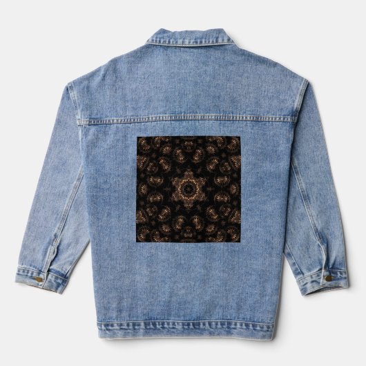 Bronze Age Mandala Jeansjacke (Rückseite)