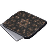 Bronze Age Mandala Laptopschutzhülle (Vorne Knopf)