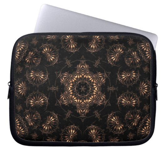 Bronze Age Mandala Laptopschutzhülle (Vorderseite)