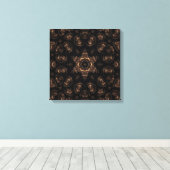 Bronze Age Mandala Leinwanddruck (Insitu (Holzboden))
