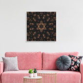 Bronze Age Mandala Leinwanddruck (Insitu (Wohnzimmer))