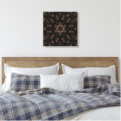 Bronze Age Mandala Leinwanddruck (Insitu (Schlafzimmer))