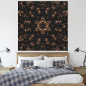Bronze Age Mandala Leinwanddruck (Insitu (Schlafzimmer))