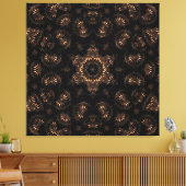 Bronze Age Mandala Leinwanddruck (Insitu (Wohnzimmer))