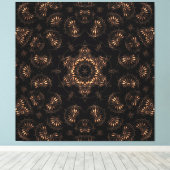 Bronze Age Mandala Leinwanddruck (Insitu (Holzboden))