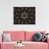 Bronze Age Mandala Leinwanddruck (Insitu (Wohnzimmer))