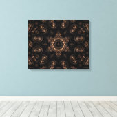 Bronze Age Mandala Leinwanddruck (Insitu (Holzboden))
