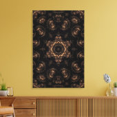 Bronze Age Mandala Leinwanddruck (Insitu (Wohnzimmer))