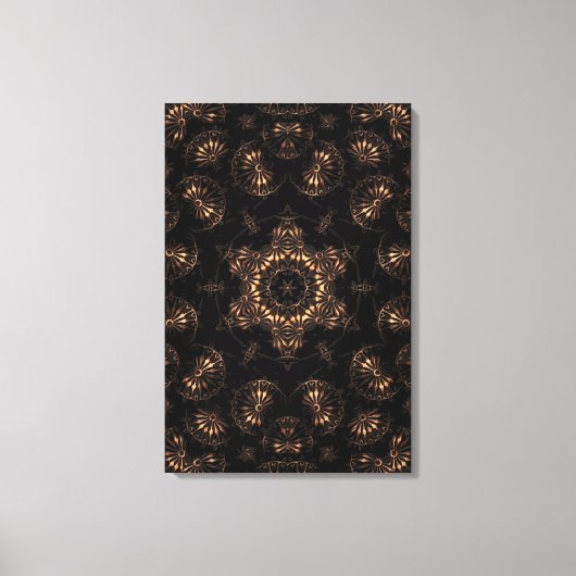 Bronze Age Mandala Leinwanddruck (Vorderseite)