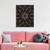 Bronze Age Mandala Leinwanddruck (Insitu (Wohnzimmer))