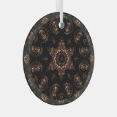 Bronze Age Mandala Ornament Aus Glas (Vorderseite Rechts)