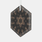 Bronze Age Mandala Ornament Aus Glas (Vorderseite Links)