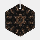 Bronze Age Mandala Ornament Aus Glas (Rückseite)